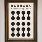 Bauhaus Black 1919 Framed Wall Art