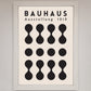 Bauhaus Black 1919 Framed Wall Art