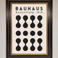 Bauhaus Black 1919 Framed Wall Art