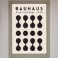 Bauhaus Black 1919 Framed Wall Art