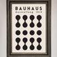 Bauhaus Black 1919 Framed Wall Art