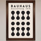 Bauhaus Black 1919 Framed Wall Art