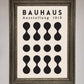 Bauhaus Black 1919 Framed Wall Art