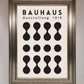 Bauhaus Black 1919 Framed Wall Art