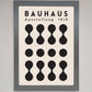 Bauhaus Black 1919 Framed Wall Art