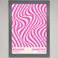 Bauhaus Pink Expedition Framed Wall Art