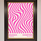 Bauhaus Pink Expedition Framed Wall Art