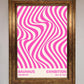 Bauhaus Pink Expedition Framed Wall Art