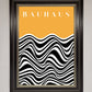 Bauhaus Yellow Framed Poster