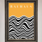 Bauhaus Yellow Framed Poster