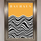 Bauhaus Yellow Framed Poster