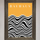 Bauhaus Yellow Framed Poster