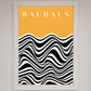 Bauhaus Yellow Framed Poster