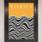 Bauhaus Yellow Framed Poster