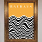 Bauhaus Yellow Framed Poster