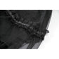 Dark in Love Gothic Tailed Sheer Mesh Petticoat Skirt