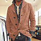 Men's Long-Sleeve Thick Needlepoint Sweater