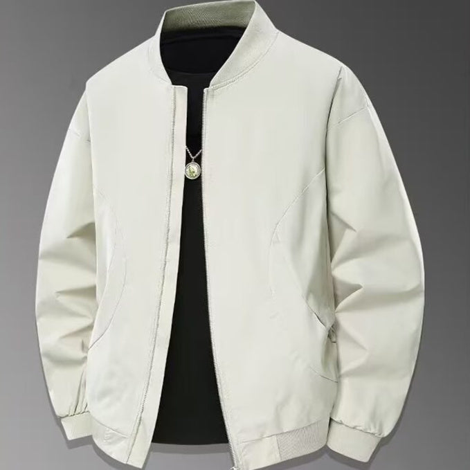 Vireous Plus-Size Men's Fashion Bomber Jacket