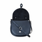 Handmade Tannery Leather Saddle Bag in Black