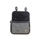 Midi Tannery & Tweed Satchel in Black