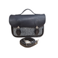 Midi Tannery & Tweed Satchel in Black