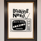 Breaking News Framed Poster