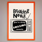 Breaking News Framed Poster