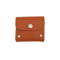 Handmade Leather Simple Coin Purse in Burnt Orange