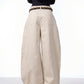 Vireous Retro Artist Women's Very Wide Leg Pants with Belt
