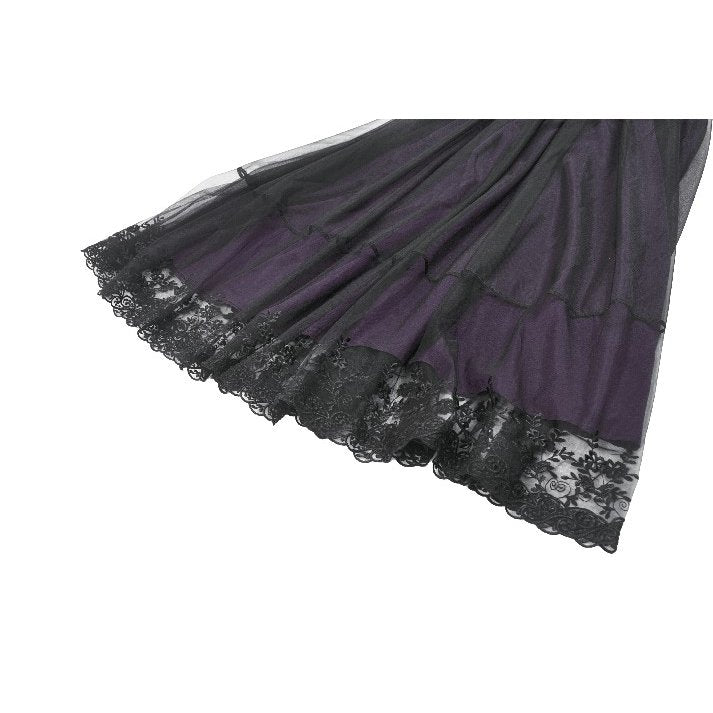 Dark in Love Lilith Bell-Sleeve Gothic Maxi Dress