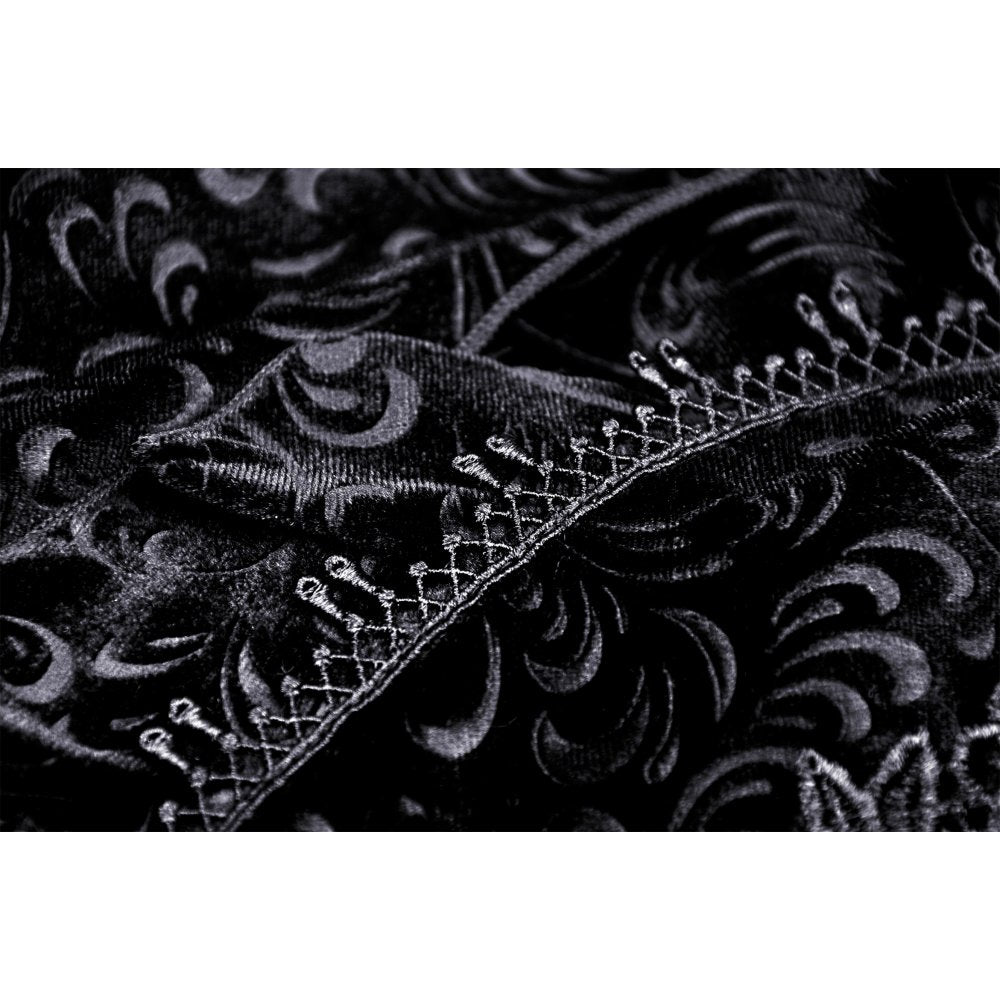 Dark In Love Zira Velvet Fishtail Midi Skirt