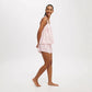 Women's Casual Ruffle-Trimmed Cami and Shorts Set