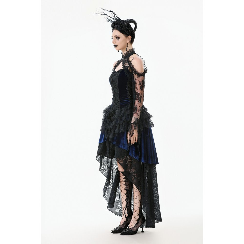 Dark in Love Thalassa Floral Lace Draped Arm Warmer Sleeves