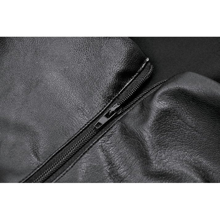 Dark in Love Ravena Buckled Faux Leather Corset Top