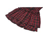 Dark in Love Morrigan Tartan Lace-Up Dress in Black