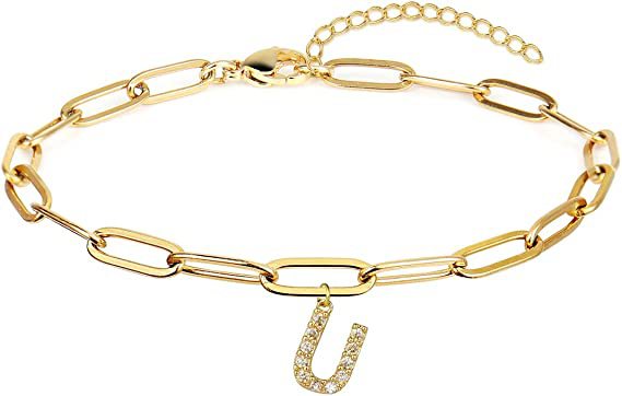 Women's Fashion 'Name Initial Letter' Bracelet