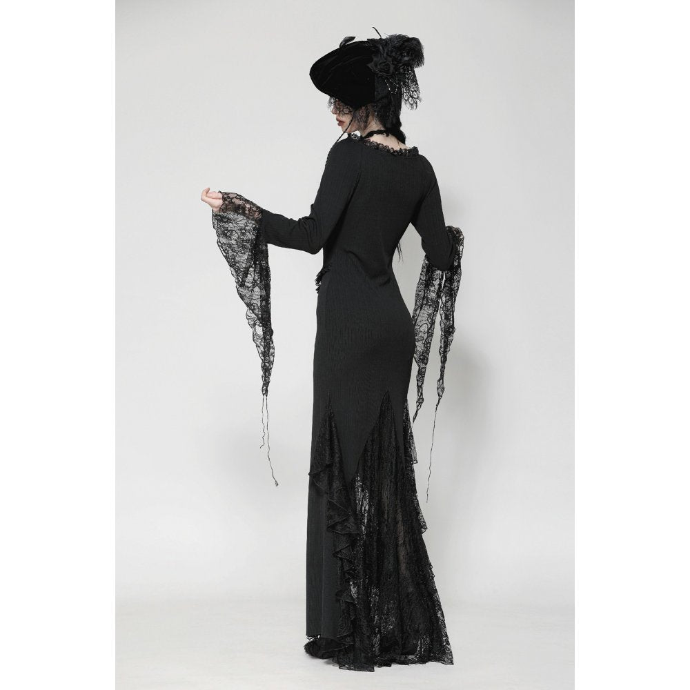 Dark in Love Pandora Witchy Asymmetrical Long Dress
