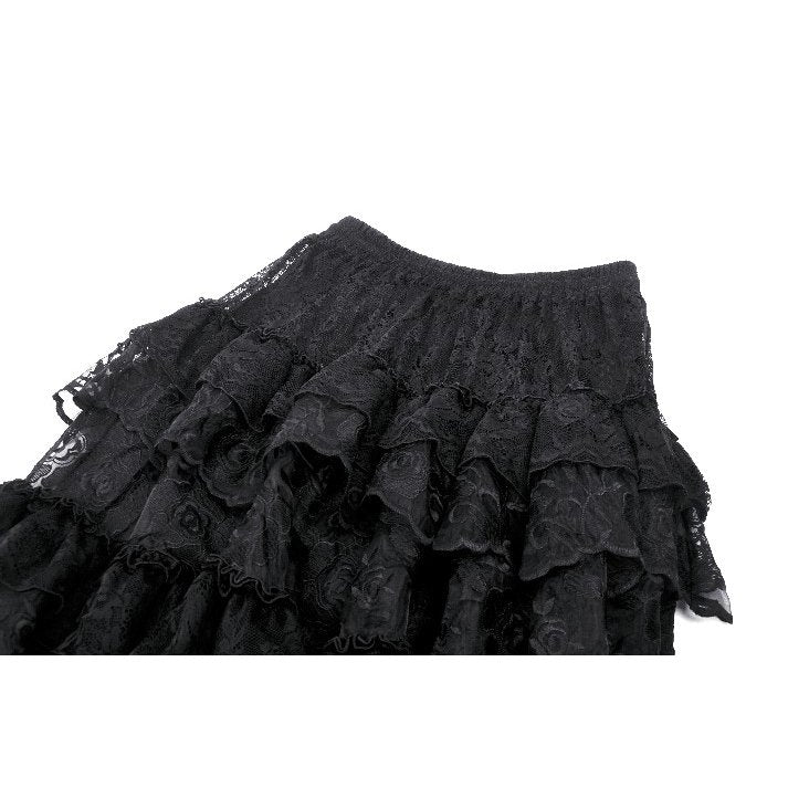 Dark in Love Cressida Gothic Princess Layered Cake Skirt