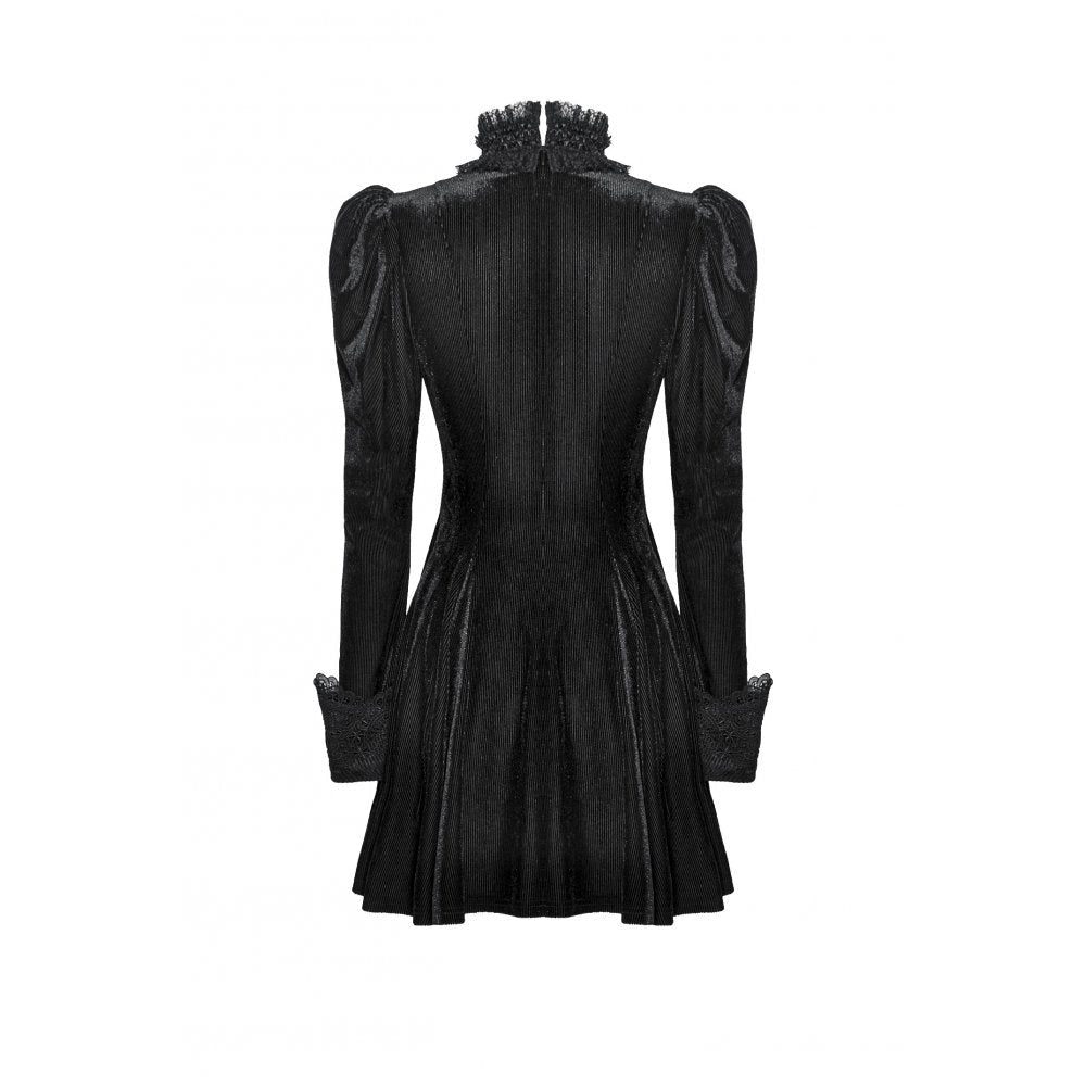 Dark in Love Inez Dark Elegant Velvet Lace Gown