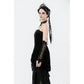 Dark in Love Erzebeth Lace-Up Gothic Arm Warmers