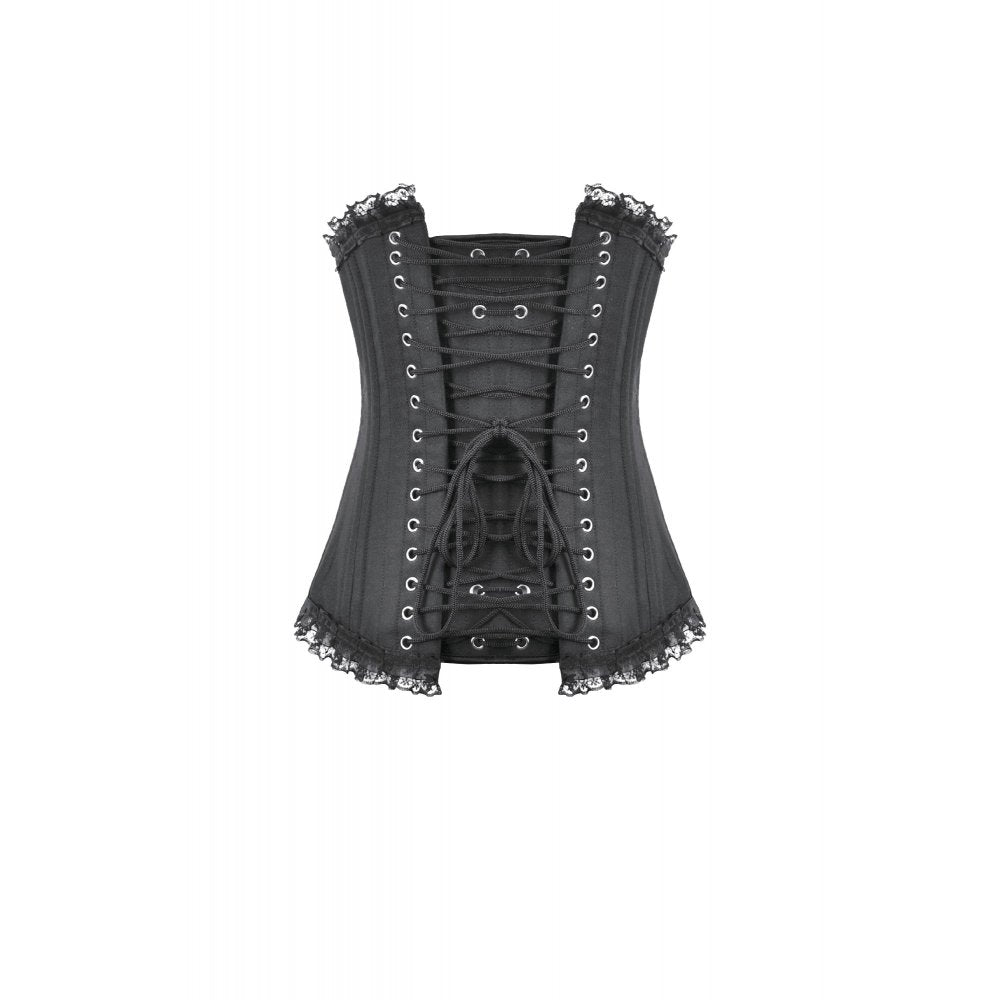 Dark in Love Talia Gothic Longline Metal-Boned Corset