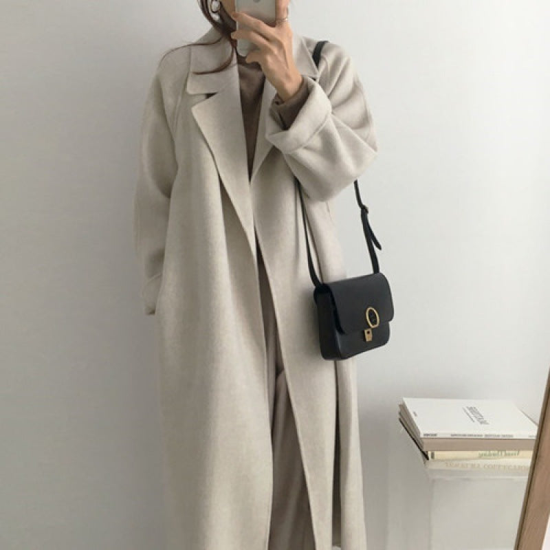 Vireous Woollen Coat Women's Mid-Length