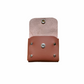 Handmade Leather Simple Coin Purse in Chestnut