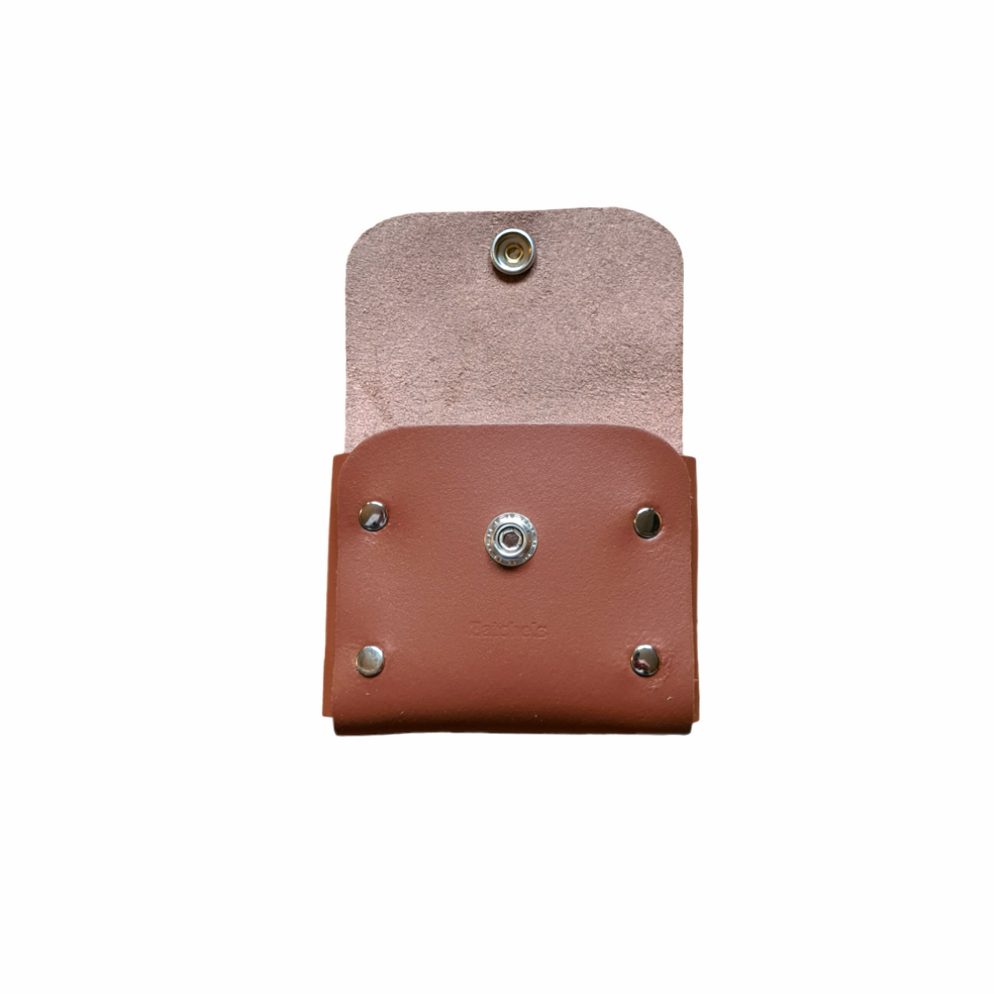 Handmade Leather Simple Coin Purse in Chestnut