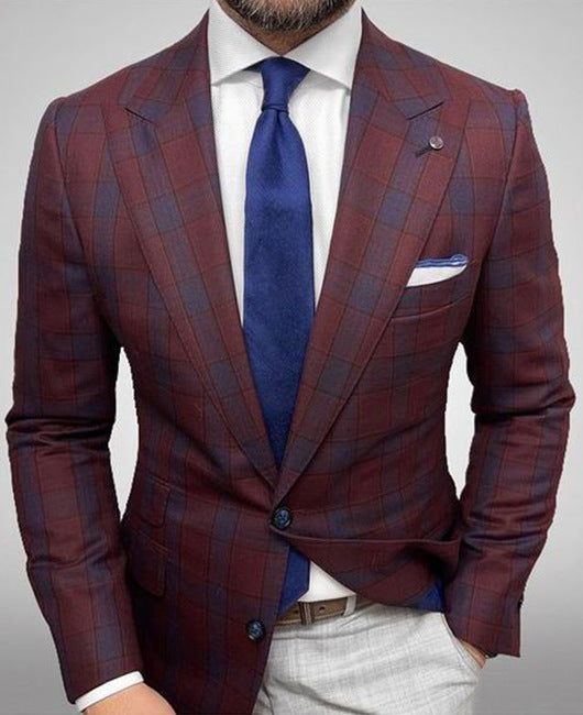 Men's Striped Blazer Casual Slim Fit, Candy Colours