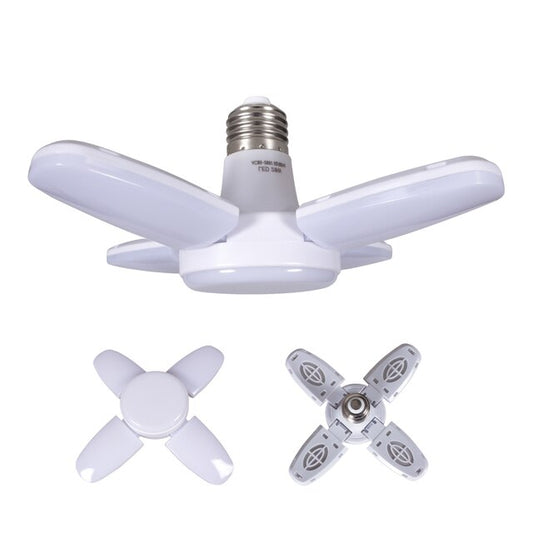 LED Ceiling Light Bulb Fan Fits E27 Socket