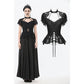 Dark in Love Ophelia Lace Corset Top in Black