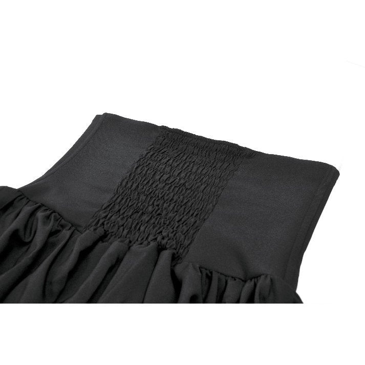 Dark in Love Brynja Eyelet Balloon Shorts in Black