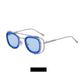 Avant Garde Oval Retro Steam Punk Sunglasses