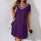 Women's Tennis-Style Dress, Casual Short-Sleeve Dress, Multi Colours